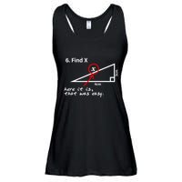 Find X Here It Is That Was Easy Ladies Essential Flowy Tank