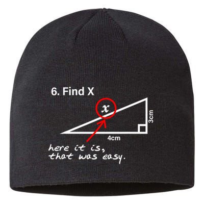 Find X Here It Is That Was Easy Sustainable Beanie