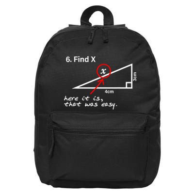 Find X Here It Is That Was Easy 16 in Basic Backpack