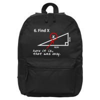 Find X Here It Is That Was Easy 16 in Basic Backpack