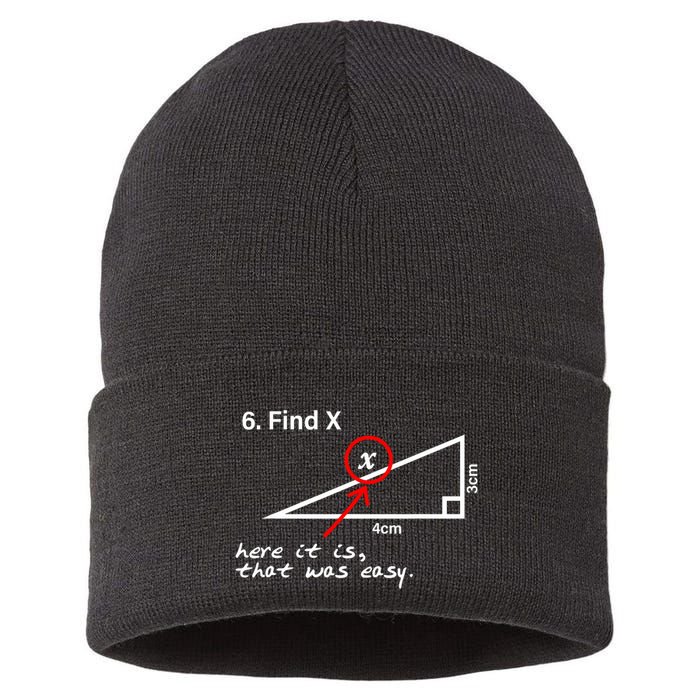 Find X Here It Is That Was Easy Sustainable Knit Beanie