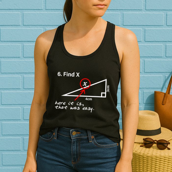 Find X Here It Is That Was Easy Womens Tank Top