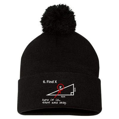 Find X Here It Is That Was Easy Pom Pom 12in Knit Beanie