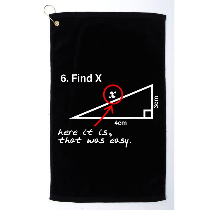 Find X Here It Is That Was Easy Golf Towel