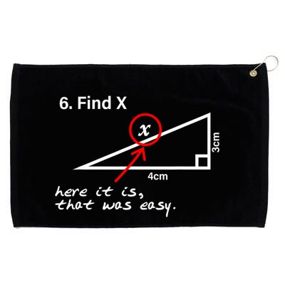 Find X Here It Is That Was Easy Grommeted Golf Towel