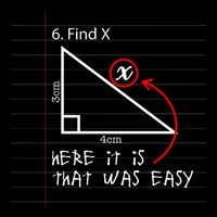 Find X Here It Is That Was Easy Funny Math Student Teacher 7-Panel Snapback Hat