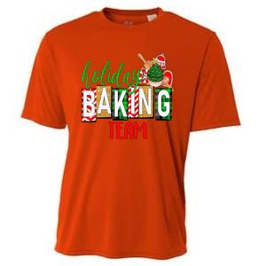 Funny Xmas Holiday Baking Team Christmas Costume Cooling Performance Crew T-Shirt