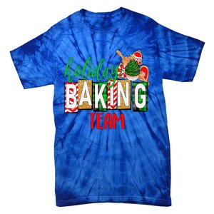 Funny Xmas Holiday Baking Team Christmas Costume Tie-Dye T-Shirt