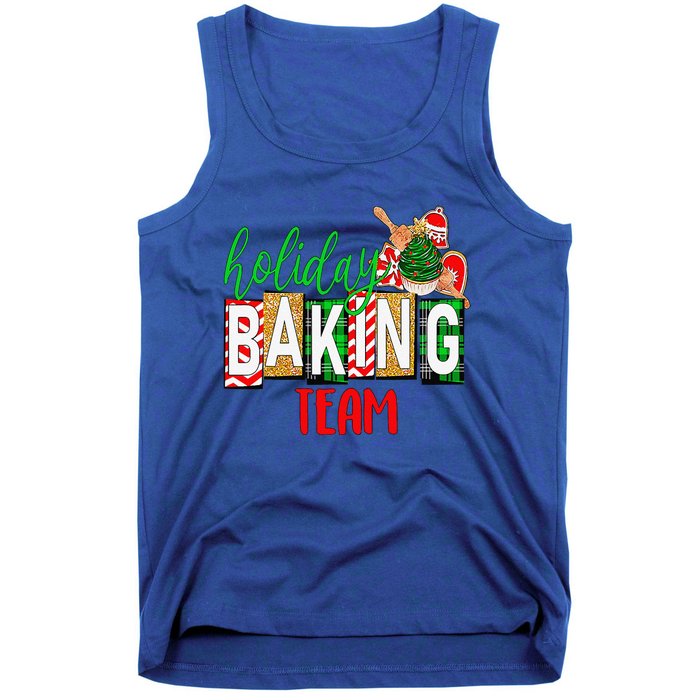 Funny Xmas Holiday Baking Team Christmas Costume Tank Top