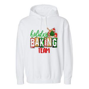 Funny Xmas Holiday Baking Team Christmas Costume Garment-Dyed Fleece Hoodie