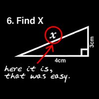 Find X Here It Is That Was Easy Funny Math Lover 7-Panel Snapback Hat