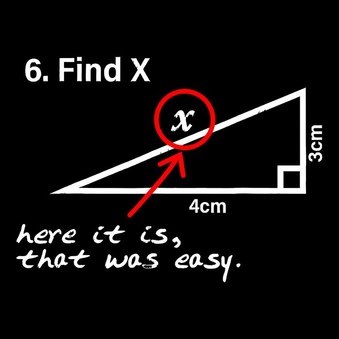 Find X Here It Is That Was Easy Funny Math Lover 7-Panel Snapback Hat