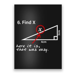 Find X Here It Is That Was Easy Poster