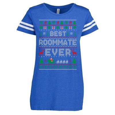 Funny Xmas Holiday Best Roommate Ever Ugly Christmas Sweater Meaningful Gift Enza Ladies Jersey Football T-Shirt