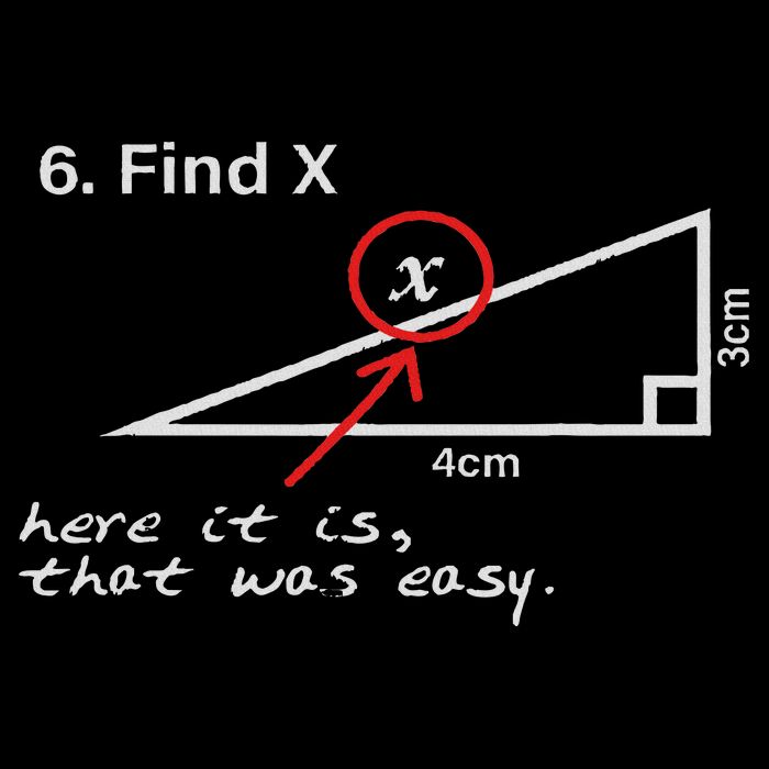 Find X Here It Is That Was Easy Funny Math Lover 16 in Basic Backpack