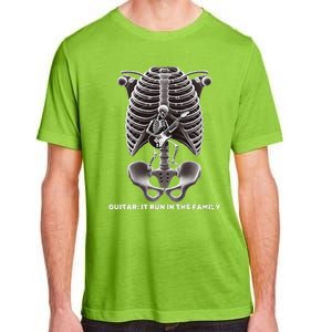 Funny Xray Halloween Costume Rib Cage Skeleton Dog Guitar Adult ChromaSoft Performance T-Shirt