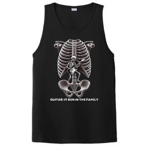 Funny Xray Halloween Costume Rib Cage Skeleton Dog Guitar PosiCharge Competitor Tank