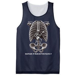 Funny Xray Halloween Costume Rib Cage Skeleton Dog Guitar Mesh Reversible Basketball Jersey Tank