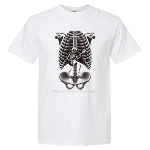 Funny Xray Halloween Costume Rib Cage Skeleton Dog Guitar Garment-Dyed Heavyweight T-Shirt