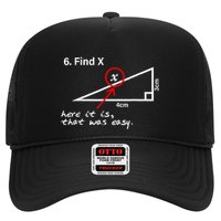 Find X Here It Is That Was Easy Funny Math Lover Trucker Hat