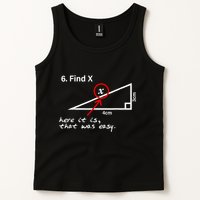 Find X Here It Is That Was Easy Funny Math Lover Tank Top