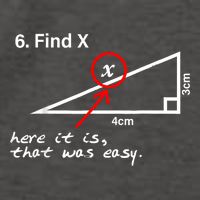 Find X Here It Is That Was Easy Funny Math Lover Vector Backpack