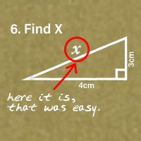 Find X Here It Is That Was Easy Funny Math Lover Garment-Dyed Women's Muscle Tee