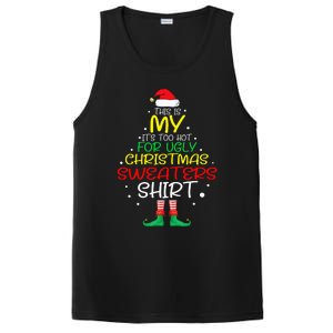 Funny Xmas It's Too Hot For Ugly Christmas  PosiCharge Competitor Tank