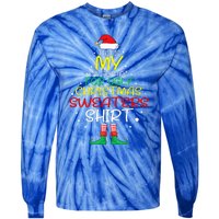 Funny Xmas It's Too Hot For Ugly Christmas  Tie-Dye Long Sleeve Shirt