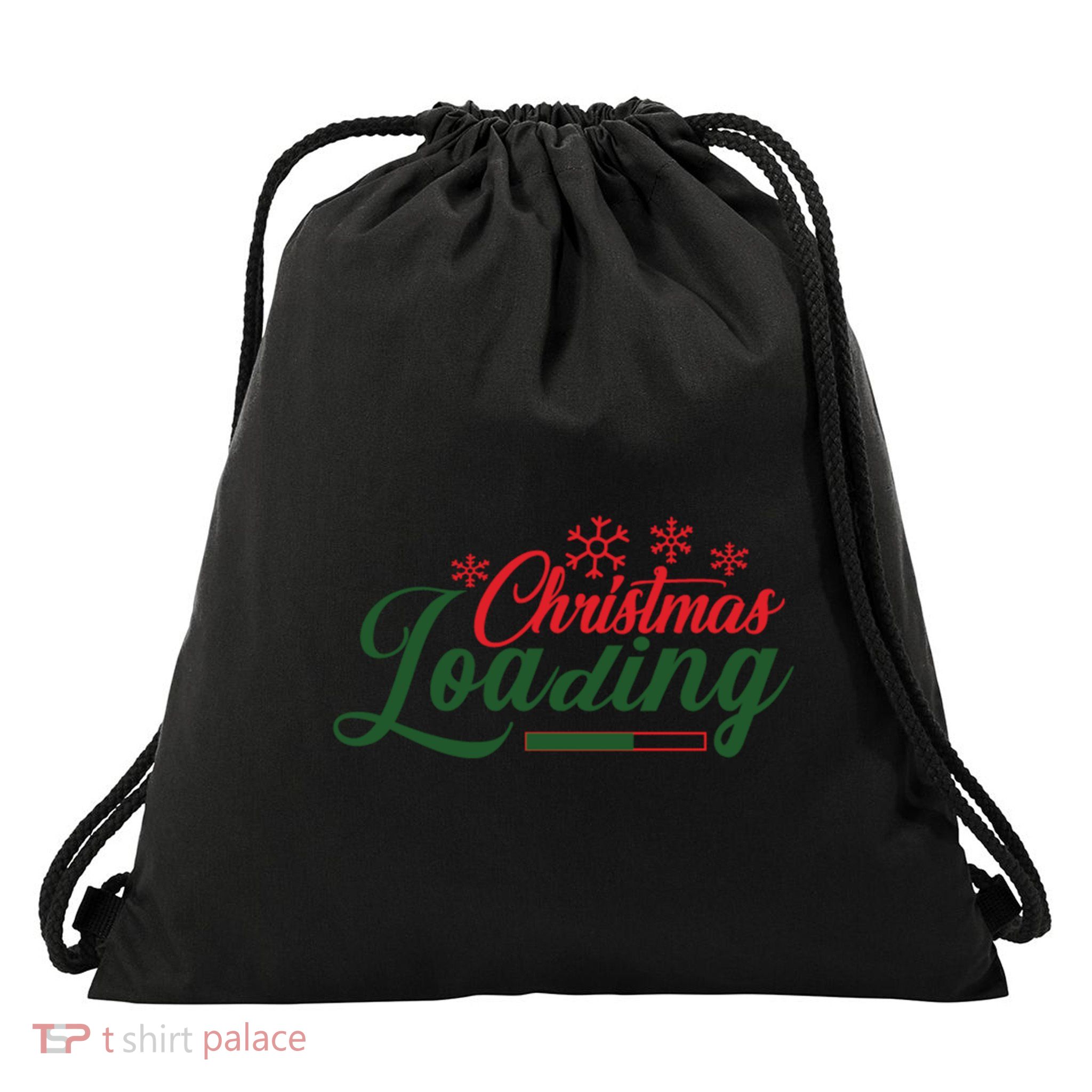 Funny Xmas Is Coming Santa Claus Stocking Stuffer Christmas Gift Drawstring Bag