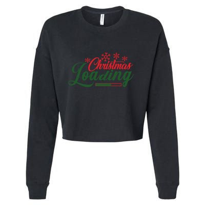 Funny Xmas Is Coming Santa Claus Stocking Stuffer Christmas Gift Cropped Pullover Crew