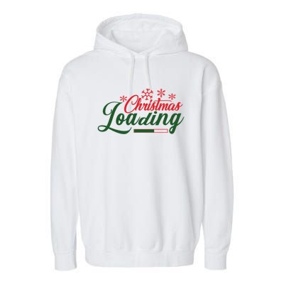 Funny Xmas Is Coming Santa Claus Stocking Stuffer Christmas Gift Garment-Dyed Fleece Hoodie