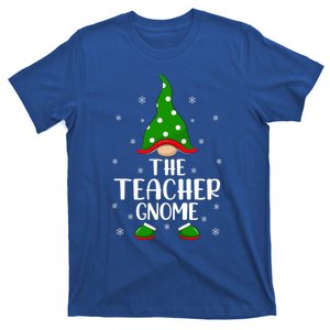 Funny Xmas Lighting Teacher Christmas The Teacher Gnome Gift T-Shirt