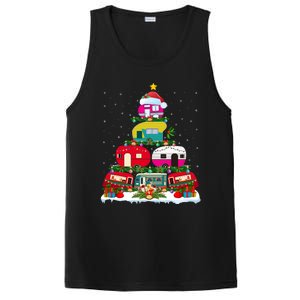 Funny Xmas Lighting Santa Camping Rv Christmas Tree Gift PosiCharge Competitor Tank