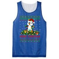 Funny Xmas Lighting Tree Santa Ugly Penguin Christmas Gift Mesh Reversible Basketball Jersey Tank