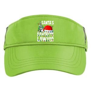 Funny Xmas Lighting SantaS Favorite Lawyer Christmas Adult Drive Performance Visor