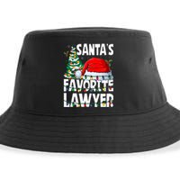 Funny Xmas Lighting SantaS Favorite Lawyer Christmas Sustainable Bucket Hat