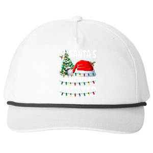 Funny Xmas Lighting SantaS Favorite Lawyer Christmas Snapback Five-Panel Rope Hat