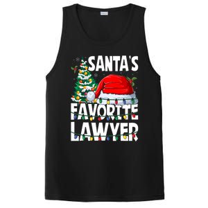 Funny Xmas Lighting SantaS Favorite Lawyer Christmas PosiCharge Competitor Tank