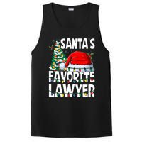 Funny Xmas Lighting SantaS Favorite Lawyer Christmas PosiCharge Competitor Tank