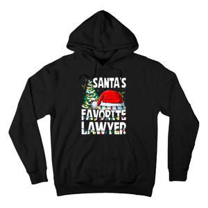 Funny Xmas Lighting SantaS Favorite Lawyer Christmas Tall Hoodie