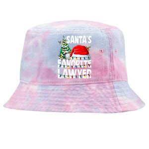 Funny Xmas Lighting SantaS Favorite Lawyer Christmas Tie-Dyed Bucket Hat