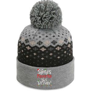 Funny Xmas Lighting Santas Favorite Bus Driver Christmas The Baniff Cuffed Pom Beanie