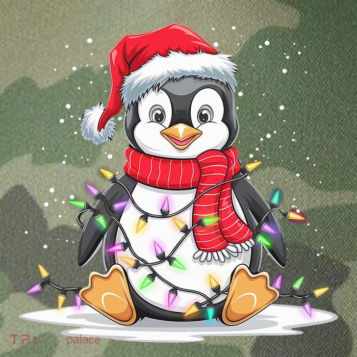 Funny Xmas Matching Santa Hat Penguin Christmas Tree Lights Legacy Tie Dye Trucker Hat