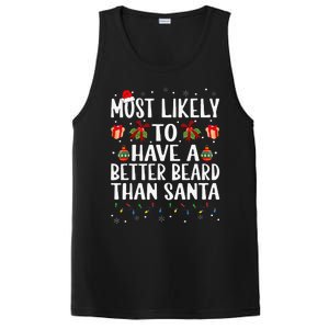 Funny Xmas Most Likely To Have A Better Beard Than Santa PosiCharge Competitor Tank