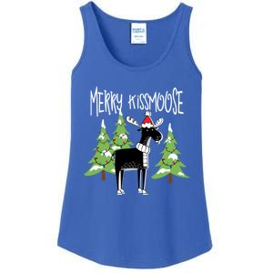 Funny Xmas Moose Pun Merry Moose Gift Clothes Gift Ladies Essential Tank