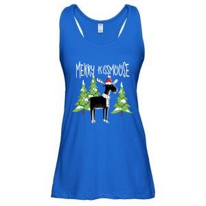 Funny Xmas Moose Pun Merry Moose Gift Clothes Gift Ladies Essential Flowy Tank