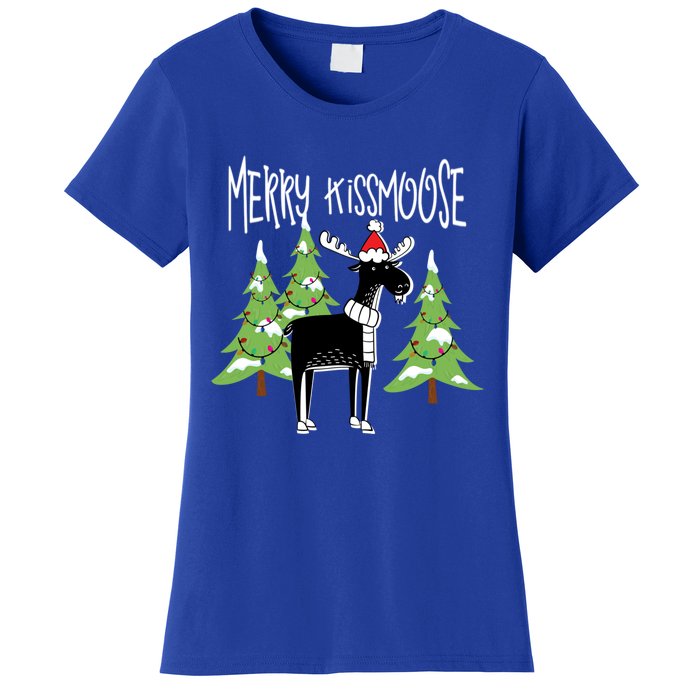 Funny Xmas Moose Pun Merry Moose Gift Clothes Gift Women's T-Shirt