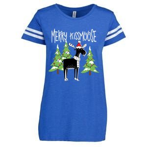 Funny Xmas Moose Pun Merry Moose Gift Clothes Gift Enza Ladies Jersey Football T-Shirt