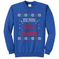 Funny Xmas Merry Fishmas Fish Lovers Ugly Christmas Fishing Meaningful Gift Sweatshirt